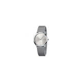 Calvin Klein Minimal Silver Dial Silver Mesh Bracelet Watch for Women - K3M2212Z