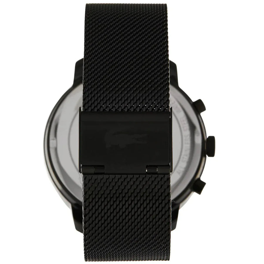 Lacoste Replay Black Dial Black Steel Strap Watch for Men - 2011194