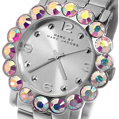 Marc Jacobs Amy Silver Dial Silver Steel Strap Watch for Women - MBM3222