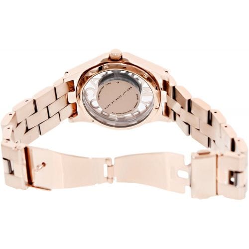 Marc Jacobs Henry Skeleton Rose Gold Dial Rose Gold Steel Strap Watch for Women - MBM3264