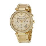 Michael Kors Parker Gold Dial Gold Steel Strap Watch for Women - MK5632