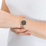 Daniel Wellington Iconic Link women's watch on wrist
