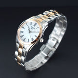 Tissot T Wave Quartz Mother of Pearl Dial Two Tone Steel Strap Watch for Women - T112.210.22.113.00