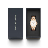 Daniel Wellington Iconic Link Rose Gold Watch 36mm in Box