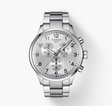 Tissot Chrono XL Classic Silver Dial Silver Steel Strap Watch For Men - T116.617.11.037.00