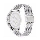 Tommy Hilfiger Chase Quartz Grey Dial Silver Mesh Bracelet Watch For Men - 1791484