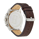 Tommy Hilfiger Decker Grey Dial Brown Leather Strap Watch for Men - 1791562