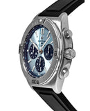 Breitling Chronomat B01 42 Blue Dial Black Rubber Strap Watch for Men - PB0134101C1S1