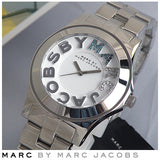 Marc Jacobs Rivera White Dial Silver Steel Strap Watch for Women - MBM3136