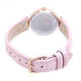 Coach Hayley Mother of Pearl Pink Dial Pink Leather Strap Watch for Women - 14503537