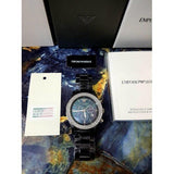 Emporio Armani Ceramica Black Dial Black Ceramic Strap Watch For Men - AR1455