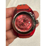 Gucci Sync XXL Quartz Red Dial Red Rubber Strap Unisex Watch -  YA137103