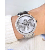 Michael Kors Parker Quartz Silver Dial Silver Steel Strap Watch For Women - MK6658