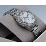 Michael Kors Camille Crystals Quartz Silver Dial Silver Steel Strap Watch for Women - MK6993