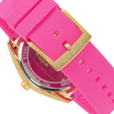 Michael Kors Janelle Quartz Pink Dial Pink Rubber Strap Watch For Women - MK7349