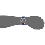 Guess Fleet Blue Dial Blue Rubber Strap Watch for Men - W0971G3