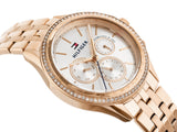 Tommy Hilfiger Ari Diamonds Silver Dial Rose Gold Steel Strap Watch for Women - 1781978