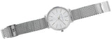 Michael Kors Pyper Quartz White Dial Silver Mesh Strap Watch for Women - MK4338