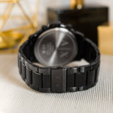 Armani Exchange Hampton Chronograph AX2429 men's watch, black, close-up