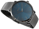 Hugo Boss Horizon Blue Dial Black Mesh Bracelet Watch for Men - 1513734