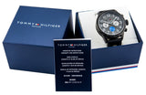 Tommy Hilfiger Decker Quartz Blue Dial Blue Rubber Strap Watch for Men - 1791350