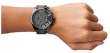 Diesel Mega Chief Chronograph Grey Dial Gunmetal Men's Watch - DZ4282