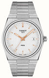 Tissot PRX Quartz Silver Dial Silver Steel Strap Watch for Men - T137.410.11.031.00