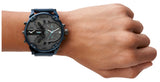 Diesel Daddy 2.0 Chronograph Quartz Grey Dial Blue Steel Strap Watch For Men - DZ7414