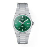 Tissot PRX Quartz Green Dial Silver Steel Strap Watch for Women - T137.210.11.081.00