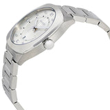 Gucci GG2570 Silver Dial Silver Steel Strap Watch For Men - YA142308