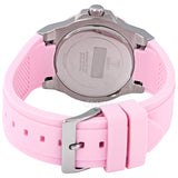 Guess Zena Quartz White Dial Pink Rubber Strap Watch For Women - W1094L4