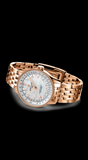 Breitling Navitimer Automatic 35 White Mother of Pearl Dial Rose Gold Steel Strap Watch for Men - R17395211A1R1