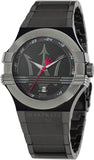 Maserati Potenza 42mm Black Analog Dial Black Strap Watch For Men - R8853108003