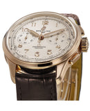 Breitling Premier B09 Chronograph 40 White Dial Brown Leather Strap Watch for Men - RB0930371G1P1