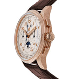 Breitling Premier B25 Datora 42 White Dial Brown Leather Strap Watch for Men - RB2510371G1P1