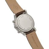 Fossil Neutra Chronograph White Dial Brown Leather Strap Watch for Men - FS5380