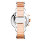 Michael Kors Parker White Dial Two Tone Steel Strap Watch for Women - MK5820