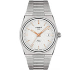 Tissot PRX Quartz Silver Dial Silver Steel Strap Watch for Men - T137.410.11.031.00