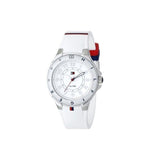 Tommy Hilfiger K2 White Dial White Rubber Strap Watch for Women - 1781306