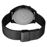 Tommy Hilfiger Deacon Analog Black Dial Black Mesh Bracelet Watch for Men - 1791547