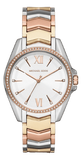 Michael Kors Whitney Quartz White Dial Two Tone Steel Strap Watch For Women - MK6686