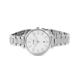 Fossil Jacqueline White Dial Silver Steel Strap Watch for Women - ES3969