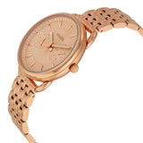 Fossil Tailor Rose Gold Dial Rose Gold Stainless Steel Strap Watch for Women - ES3713