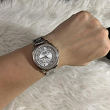 Coach Mini Boyfriend Diamonds Silver Dial Silver Steel Strap Watch for Women - 14501699