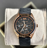 Michael Kors Jessa Quartz Black Dial Black Silicone Strap Watch For Women - MK7266