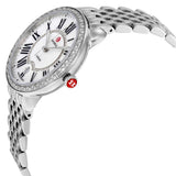 Michele Serein Mother of Pearl Dial Silver Steel Strap Watch for Women - MWW21B000030
