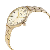 Fossil Jacqueline White Dial Gold Steel Strap Watch for Women - ES3434