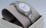 Michael Kors Tibby Chronograph Silver Dial Silver Steel Strap Watch For Women - MK7294