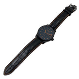 Mido Multifort Automatic Special Edition Black Dial Black Leather Strap Watch For Men - M005.430.36.051.80