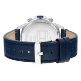 Tommy Hilfiger Lars Chronograph Blue Dial Blue Leather Strap Watch For Men - 1792063